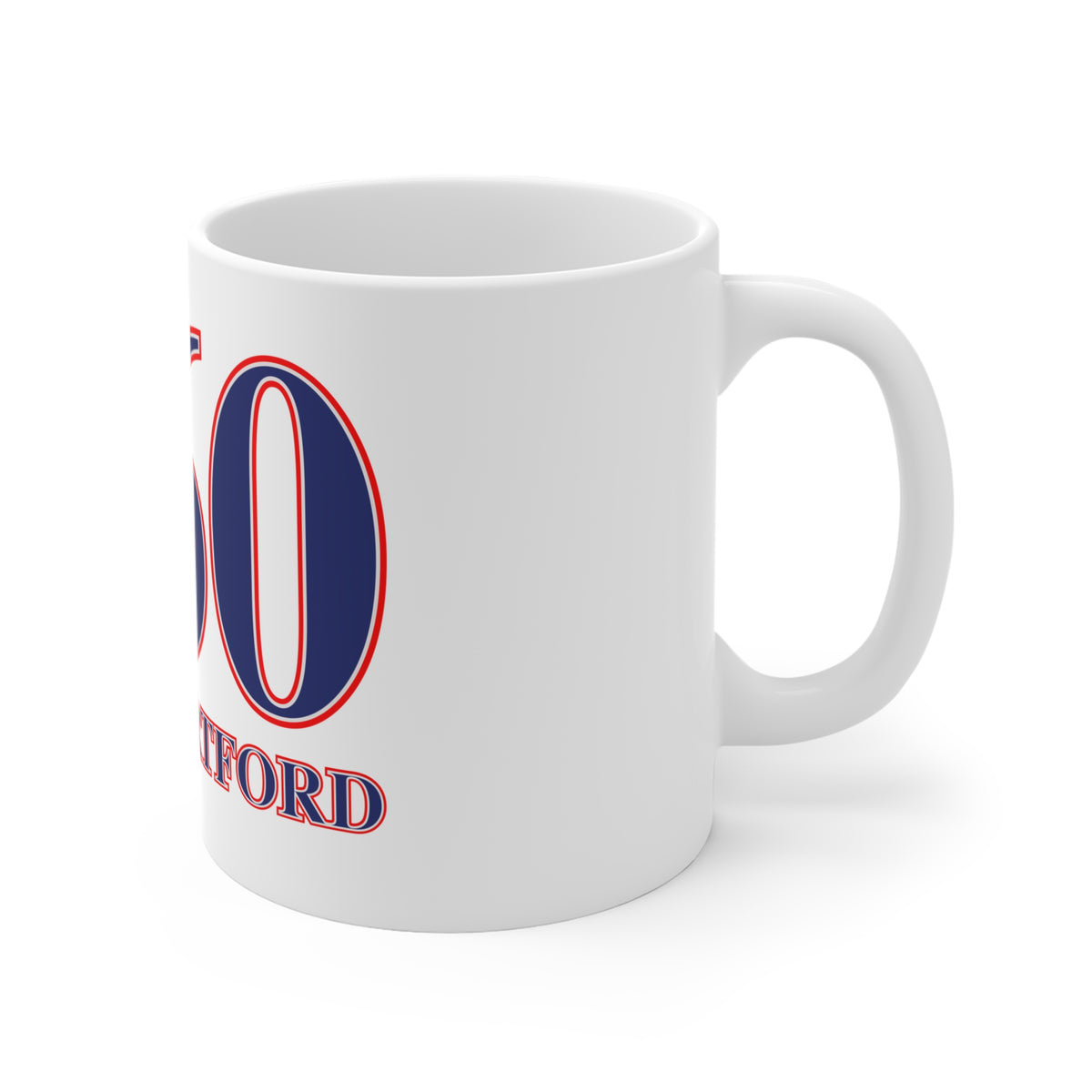 860 West Hartford Red, White & Blue Mug 11oz