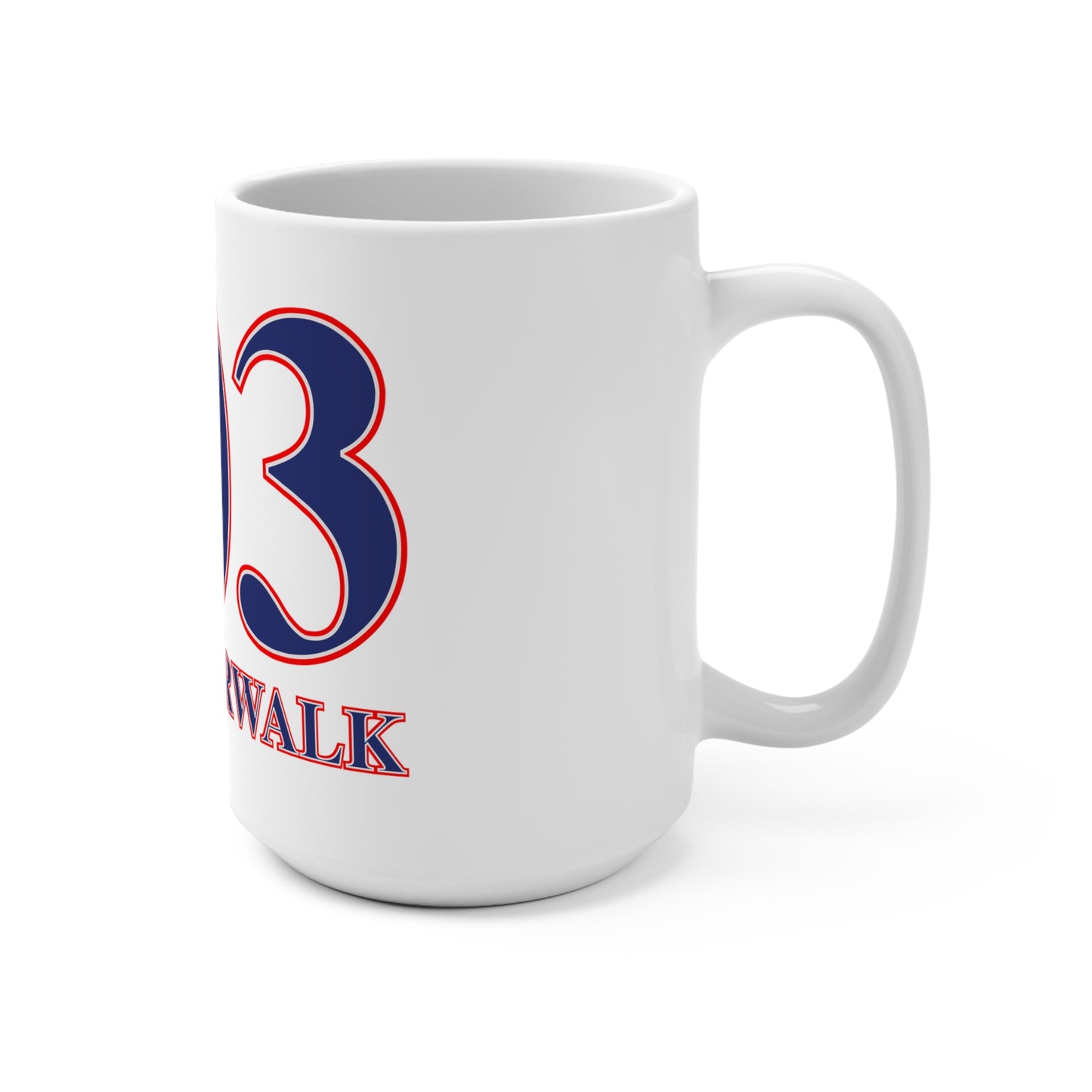 203 West Norwalk, Red, White & Blue  Mug 15oz
