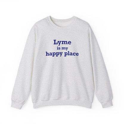 Lyme is My Happy Place Unisex Heavy Blend™ Crewneck Sweatshirt