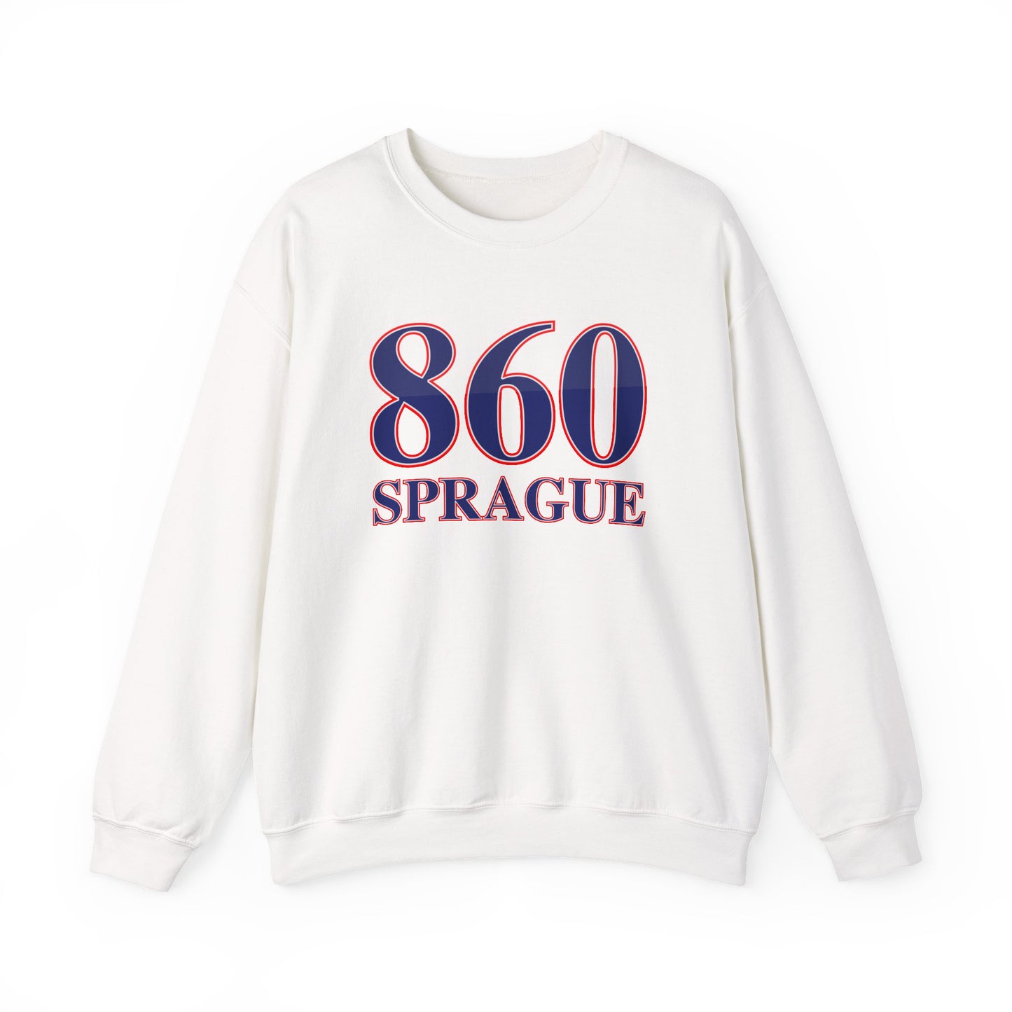 860 Sprague Red White & Blue Unisex Heavy Blend™ Crewneck Sweatshirt