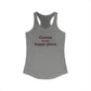 Canton is My Happy Place Women's Ideal Racerback Tank Top