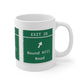 Vintage Merritt Parkway Exit 28 Sign Mug 11oz