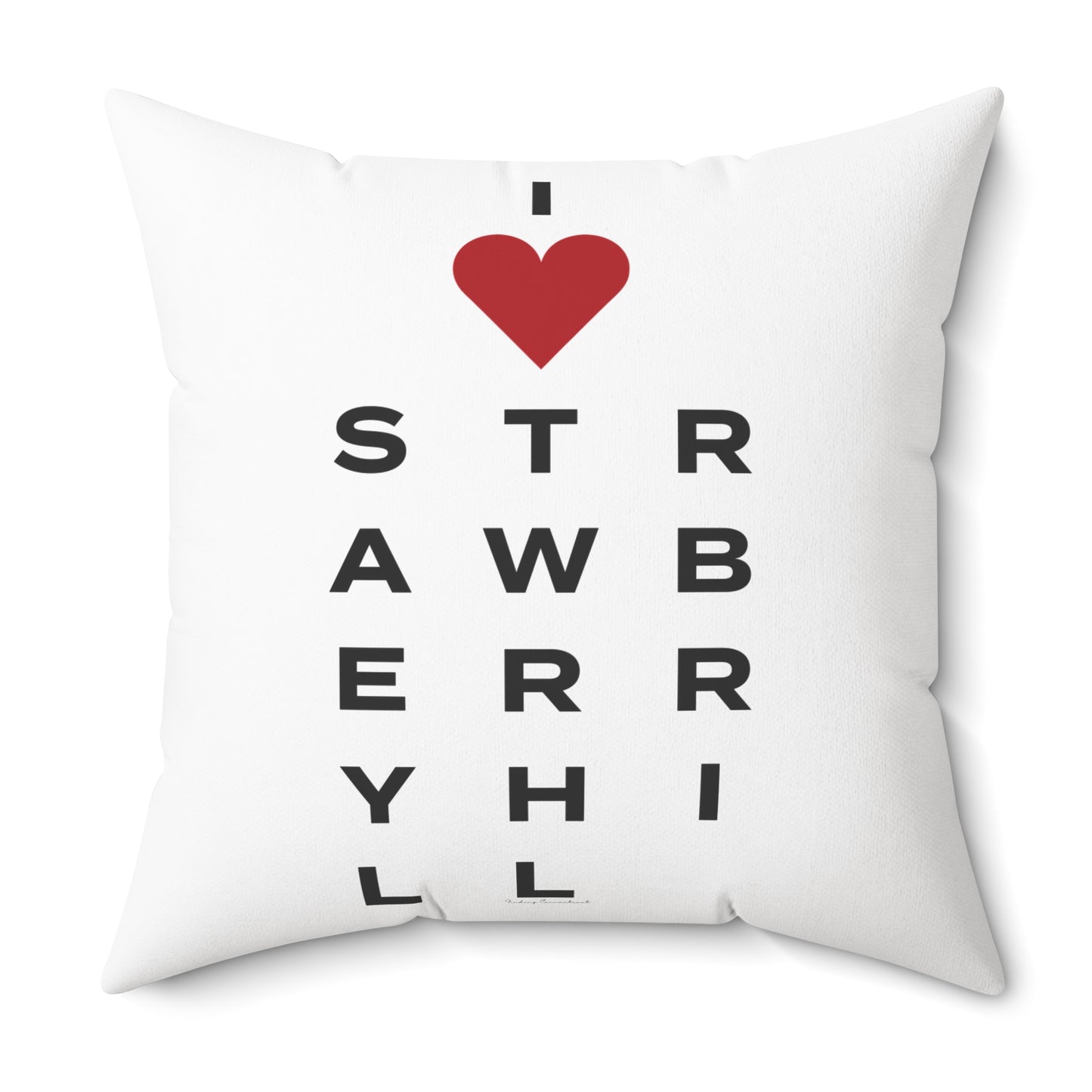 Strawberry Hill Vision Spun Polyester Square Pillow