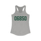 06850 Norwalk Connecticut Zip Code  Women's Ideal Racerback Tank Top