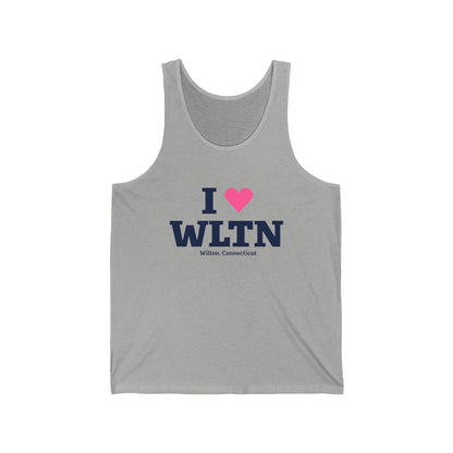 I Heart WLTN Unisex Jersey Tank Top