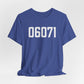 06071 Somers CT Zip Code Unisex Jersey Short Sleeve T-Shirt