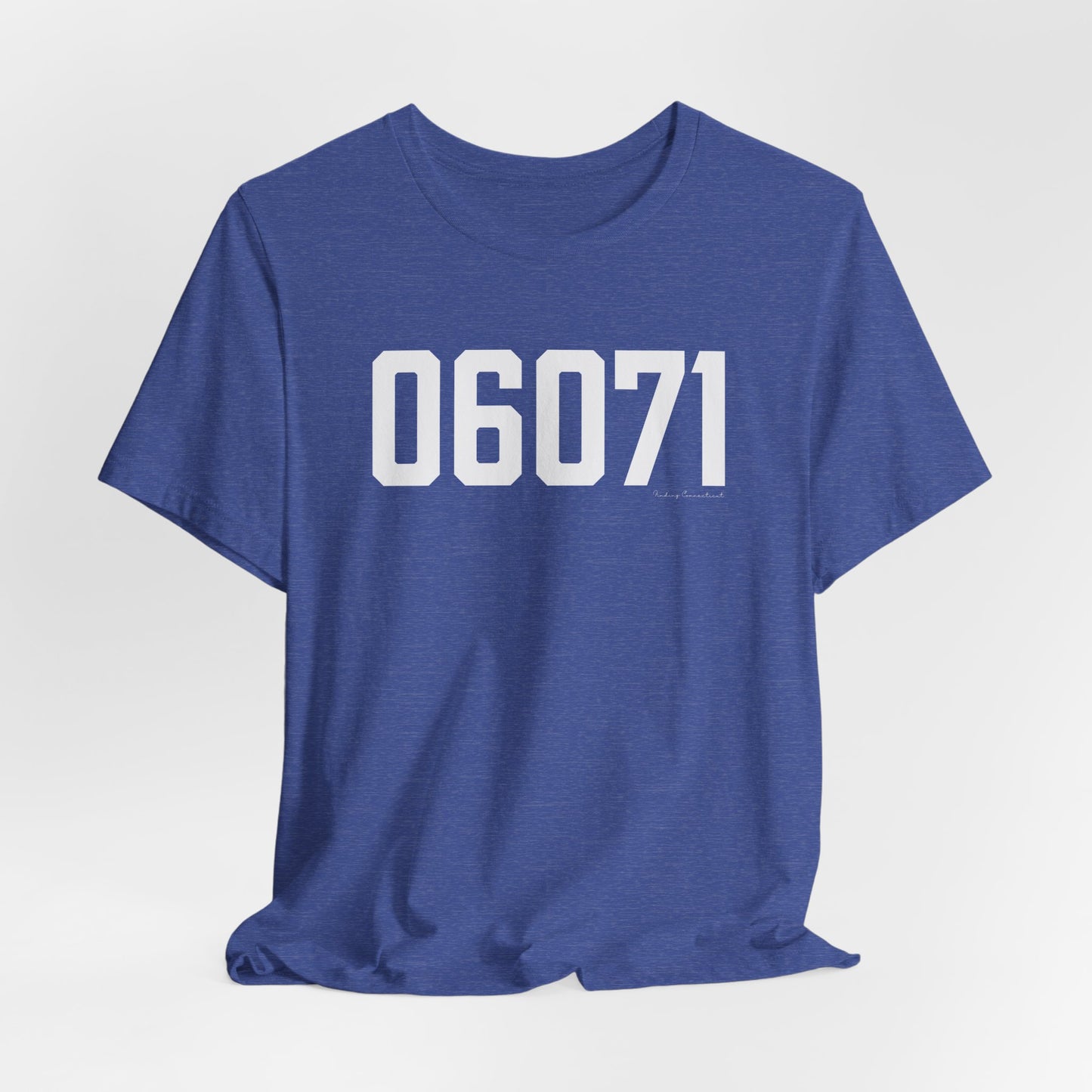 06071 Somers CT Zip Code Unisex Jersey Short Sleeve T-Shirt