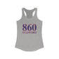860 Stafford Red White & Blue Women's Ideal Racerback Tank Top