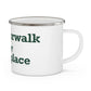 South Norwalk is My Happy Place Enamel Camping Mug