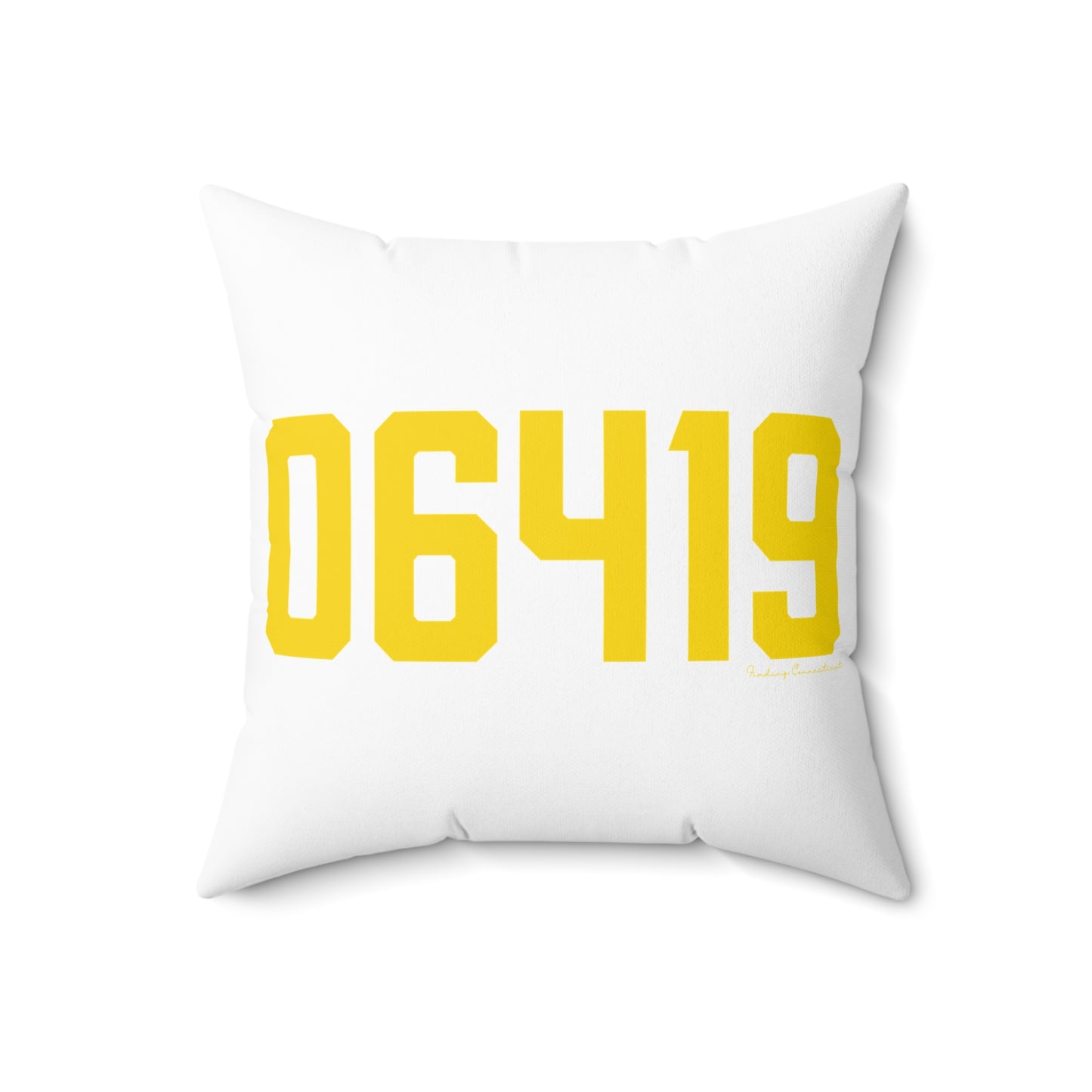 06419 Killingworth Connecticut Zip Code Spun Polyester Square Pillow