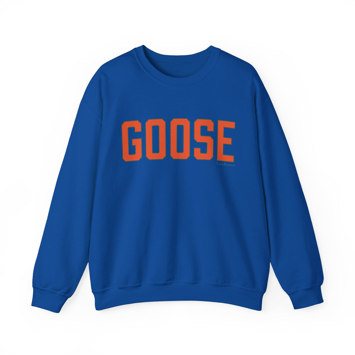 Goose Zip Code Orange & Green Unisex Heavy Blend™ Crewneck Sweatshirt
