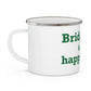 Bridgeport Is My Happy Place Enamel Camping Mug