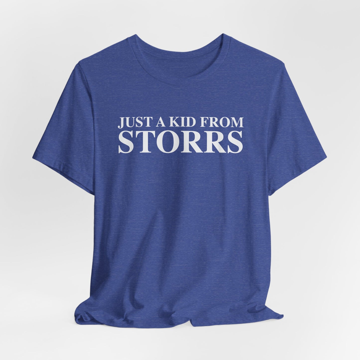 Just a kid from Storrs Unisex Jersey Short Sleeve T-Shirt