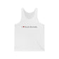 I Heart South Norwalk. Unisex Jersey Tank Top