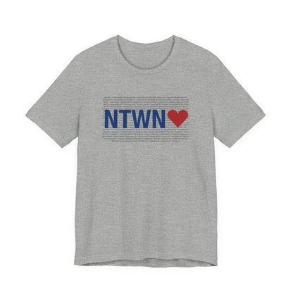 Newtown Love Unisex Jersey Short Sleeve T-Shirt