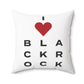 Black Rock Vision Spun Polyester Square Pillow