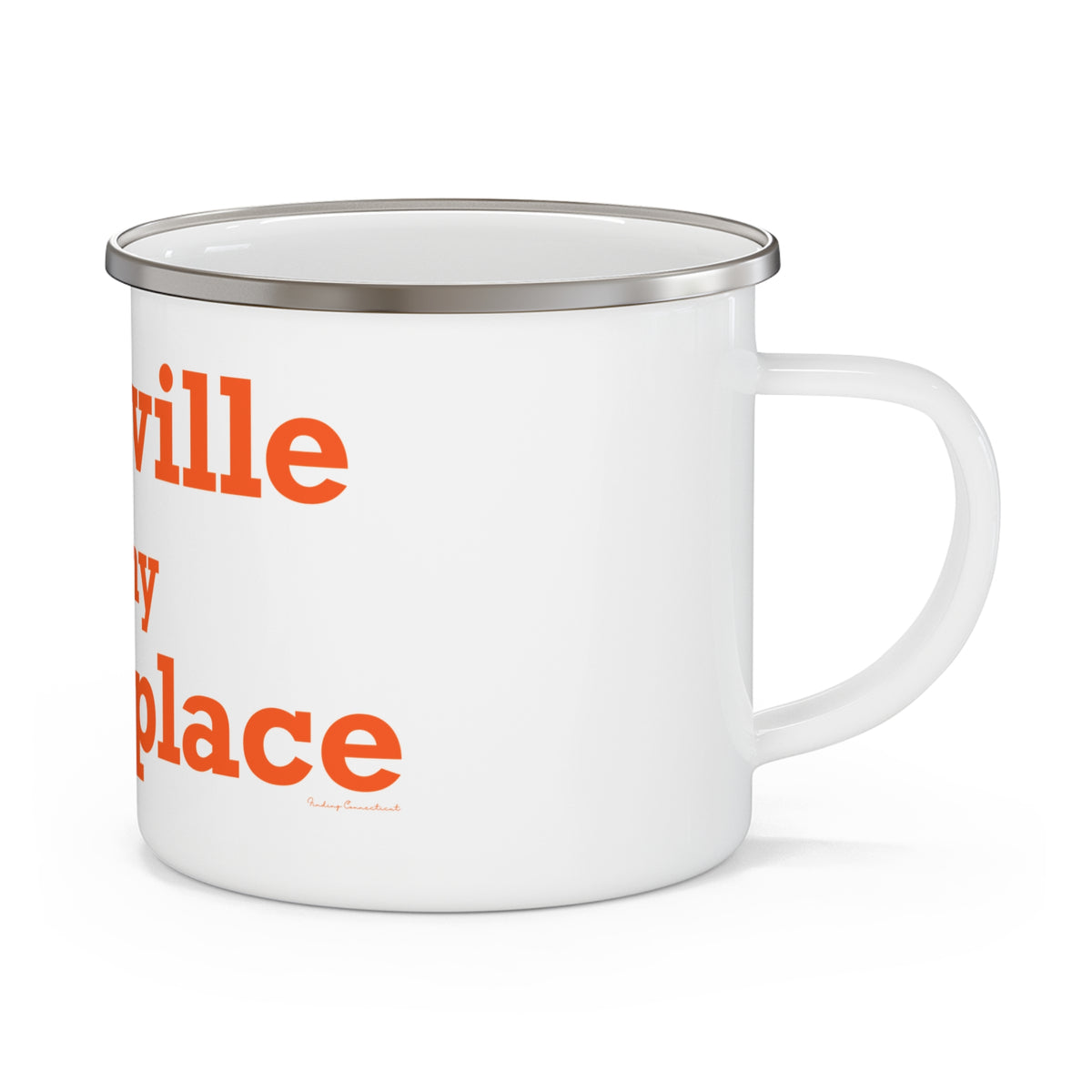 Montville is My Happy Place Camping Mug