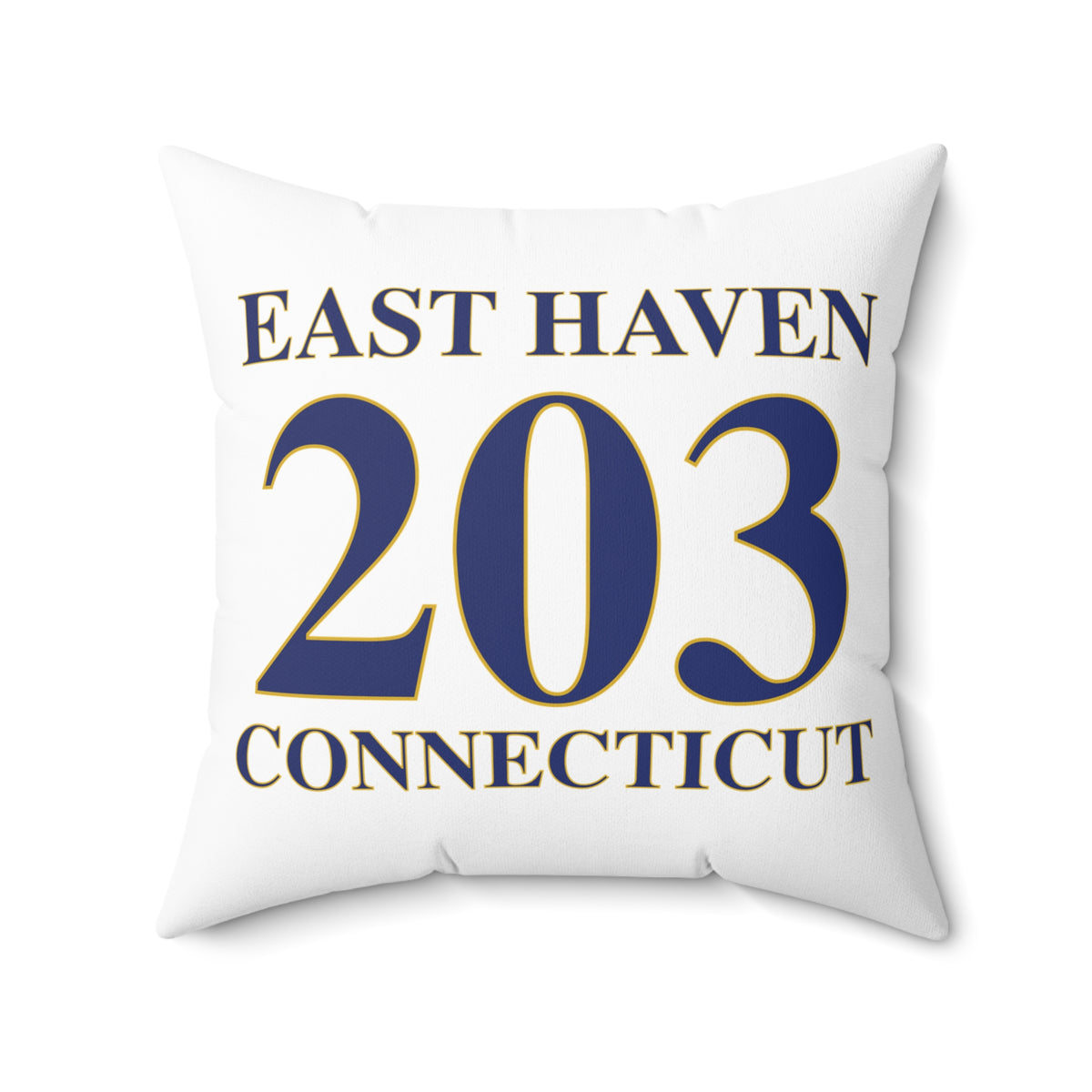 East Haven 203 Connecticut Polyester Square Pillow