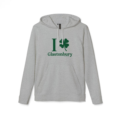 I Clover Glastonbury adidas Unisex Fleece Hoodie