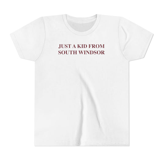 Just a kid from South Windsor Youth Short Sleeve T-Shirt