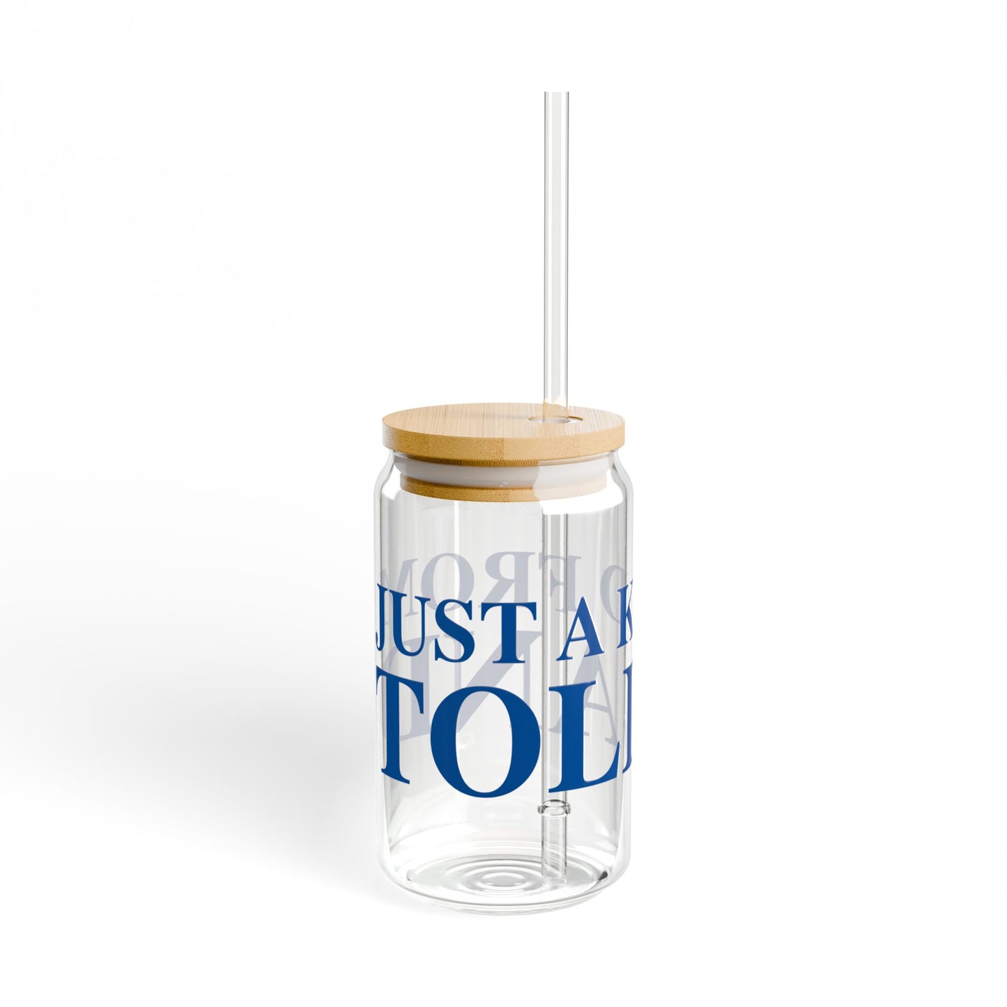 Just a kid from Tolland Sipper Glass, 16oz