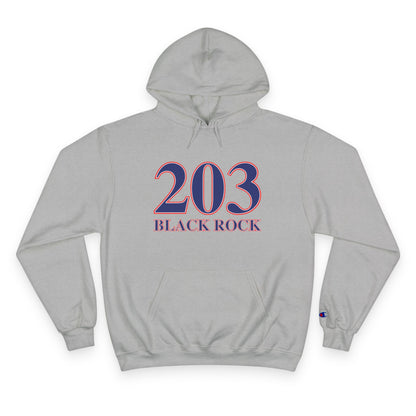 203 Black Rock Red White & Blue Champion Hoodie