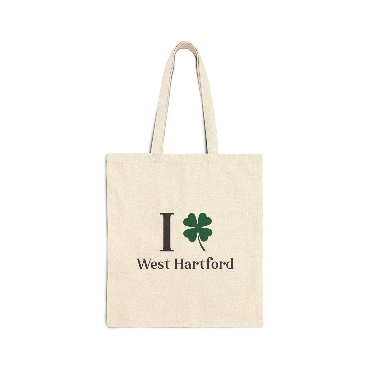 I Clover West Hartford Cotton Canvas Tote Bag