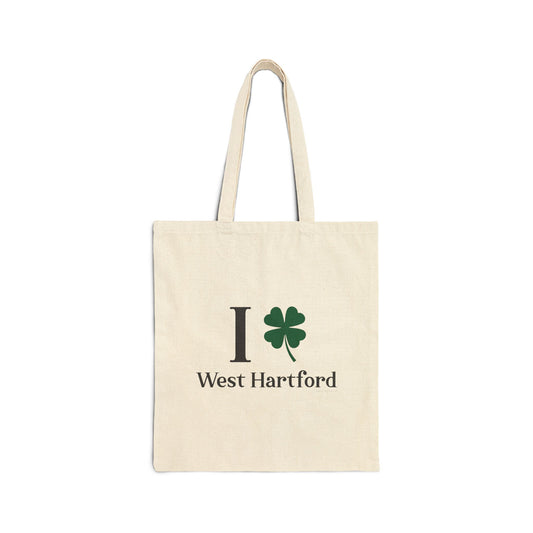 I Clover West Hartford Cotton Canvas Tote Bag