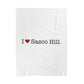 I Heart Sasco Hill. Velveteen Plush Blanket