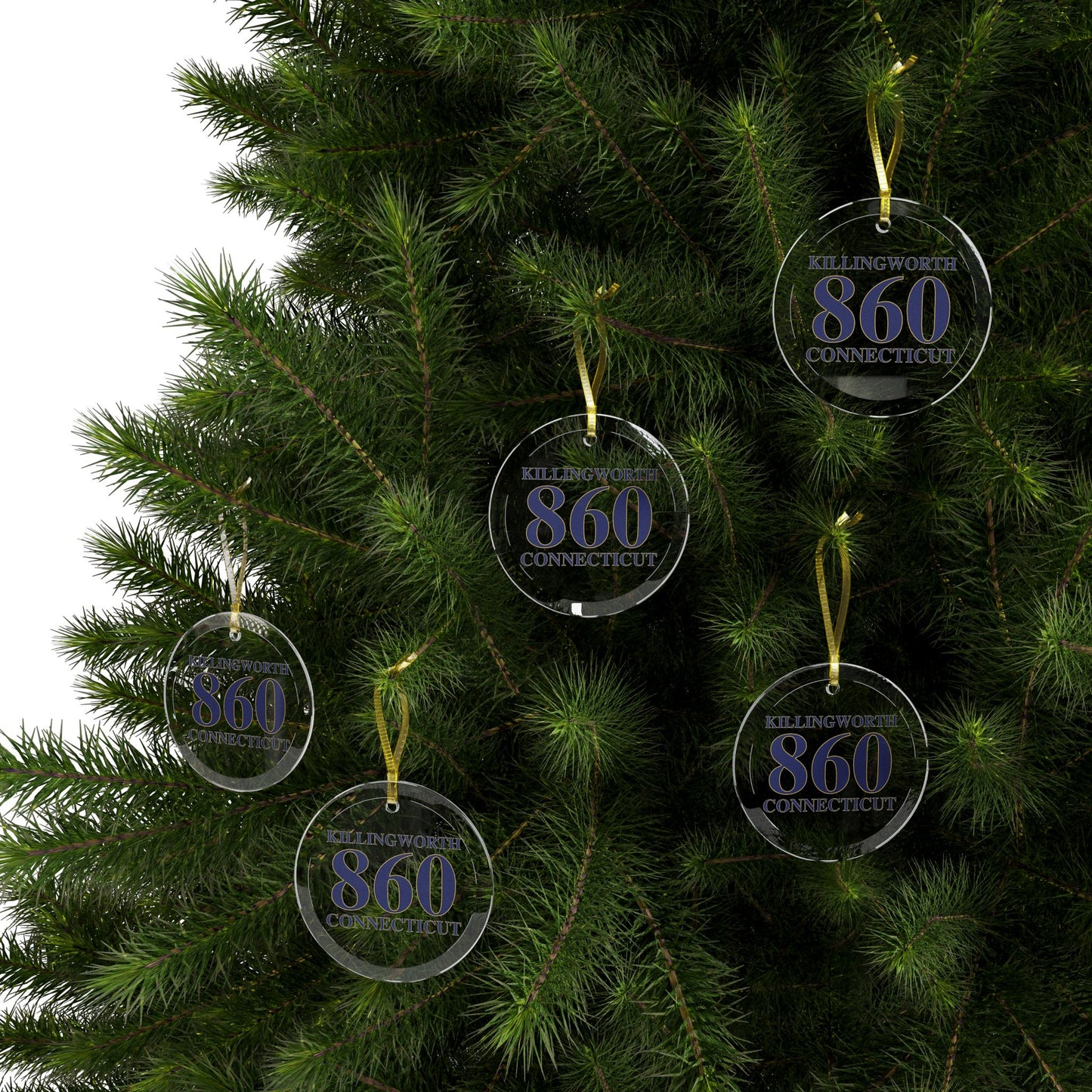 Killingworth 860 Connecticut Glass Ornaments