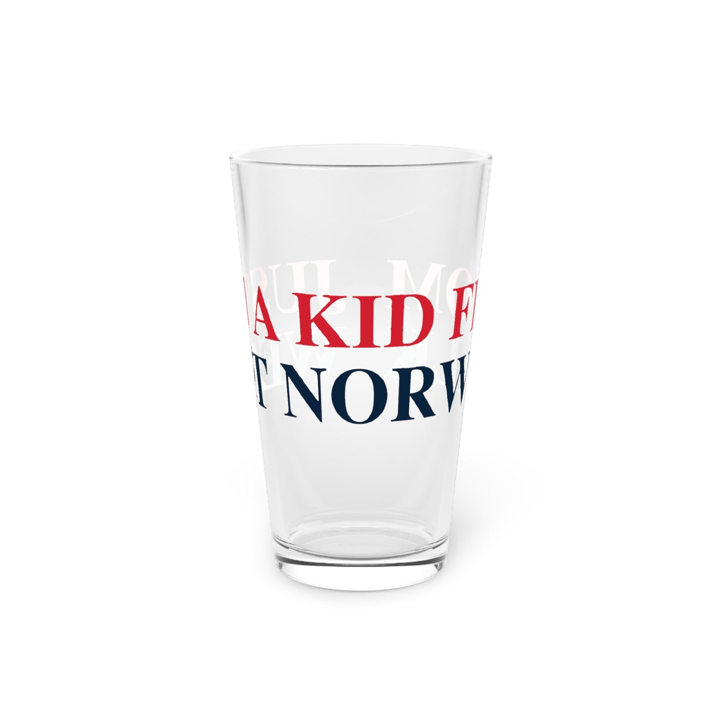 Just a kid from West Norwalk Pint Glass, 16oz