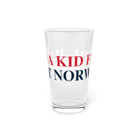 Just a kid from West Norwalk Pint Glass, 16oz