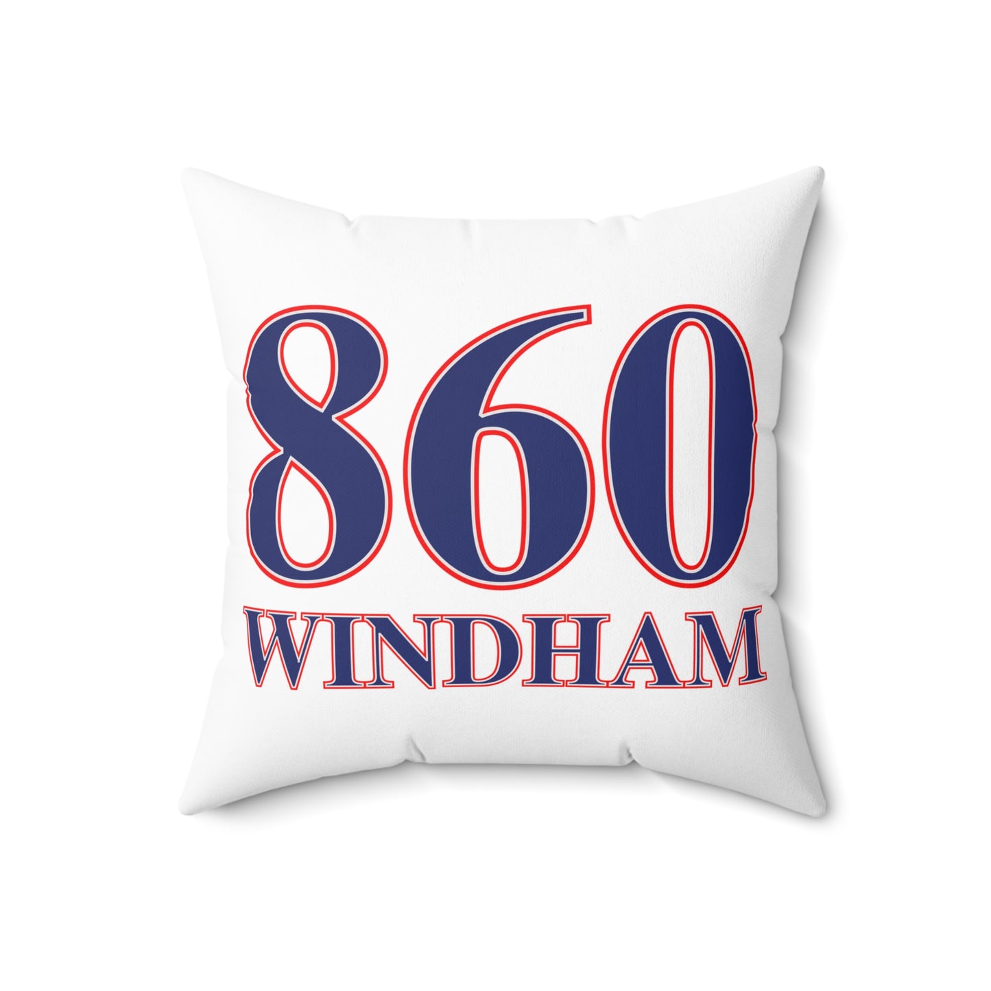 860 Windham Red, White & Blue Spun Polyester Square Pillow