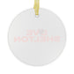 Love Shelton Glass Ornaments
