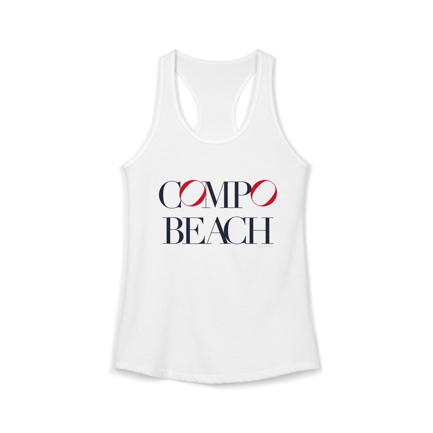 41 Tilt Compo Beach Women's Ideal Racerback Tank Top