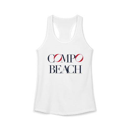 41 Tilt Compo Beach Women's Ideal Racerback Tank Top