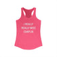I Really Really Miss Chaplin Women's Ideal Racerback Tank Top