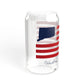 Weston Connecticut Flag Sipper Glass, 16oz