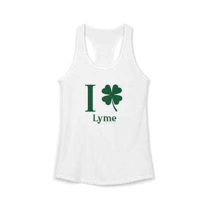 I Clover Lyme Women's Ideal Racerback Tank Top