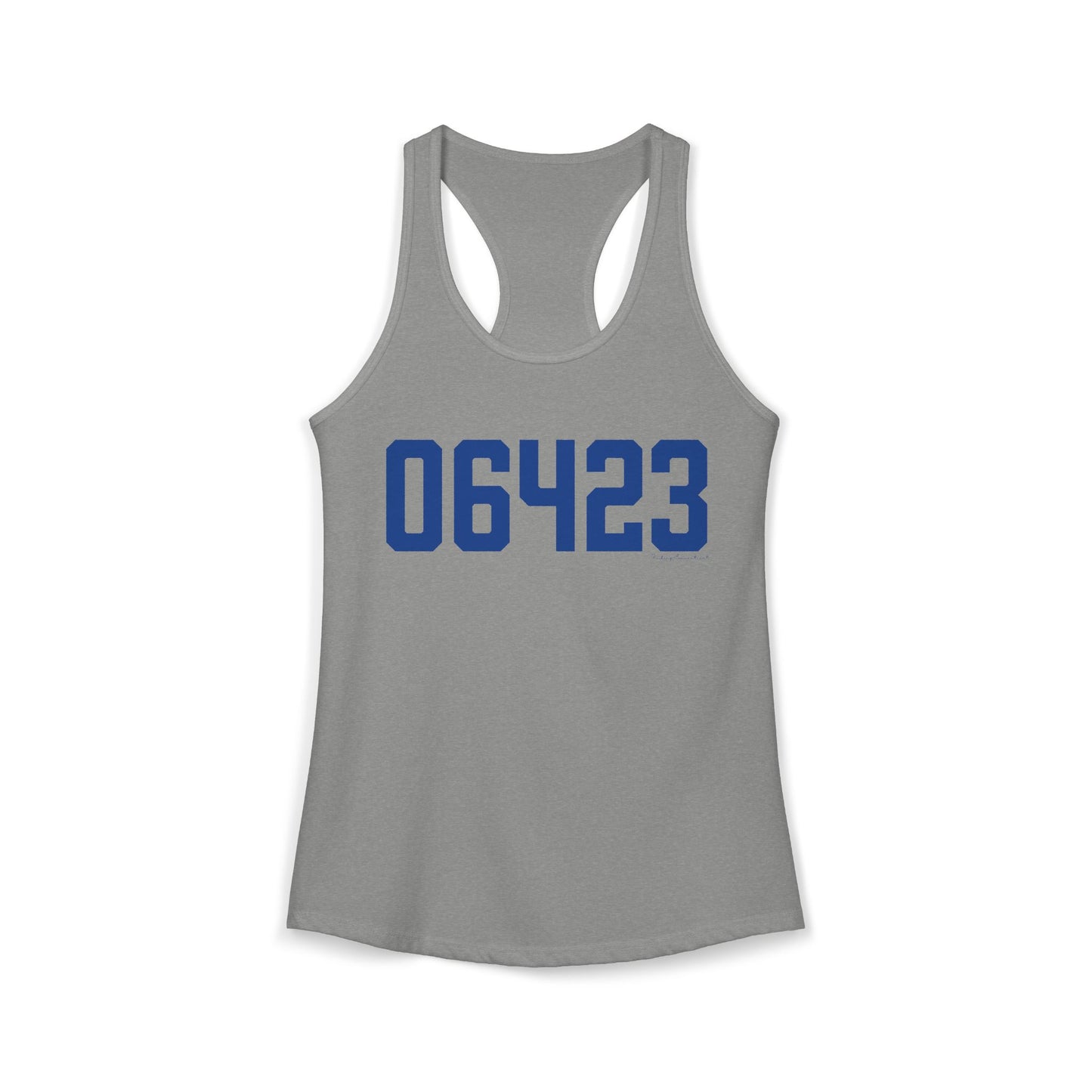 06423 East Haddam Connecticut Zip Code Women's Ideal Racerback Tank Top