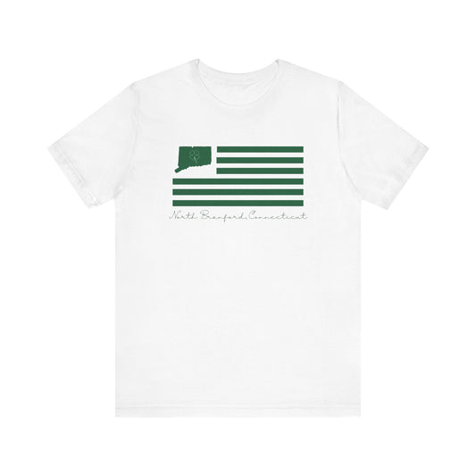 North Branford Connecticut St. Patrick’s Day Flag Unisex Jersey Short Sleeve T-Shirt