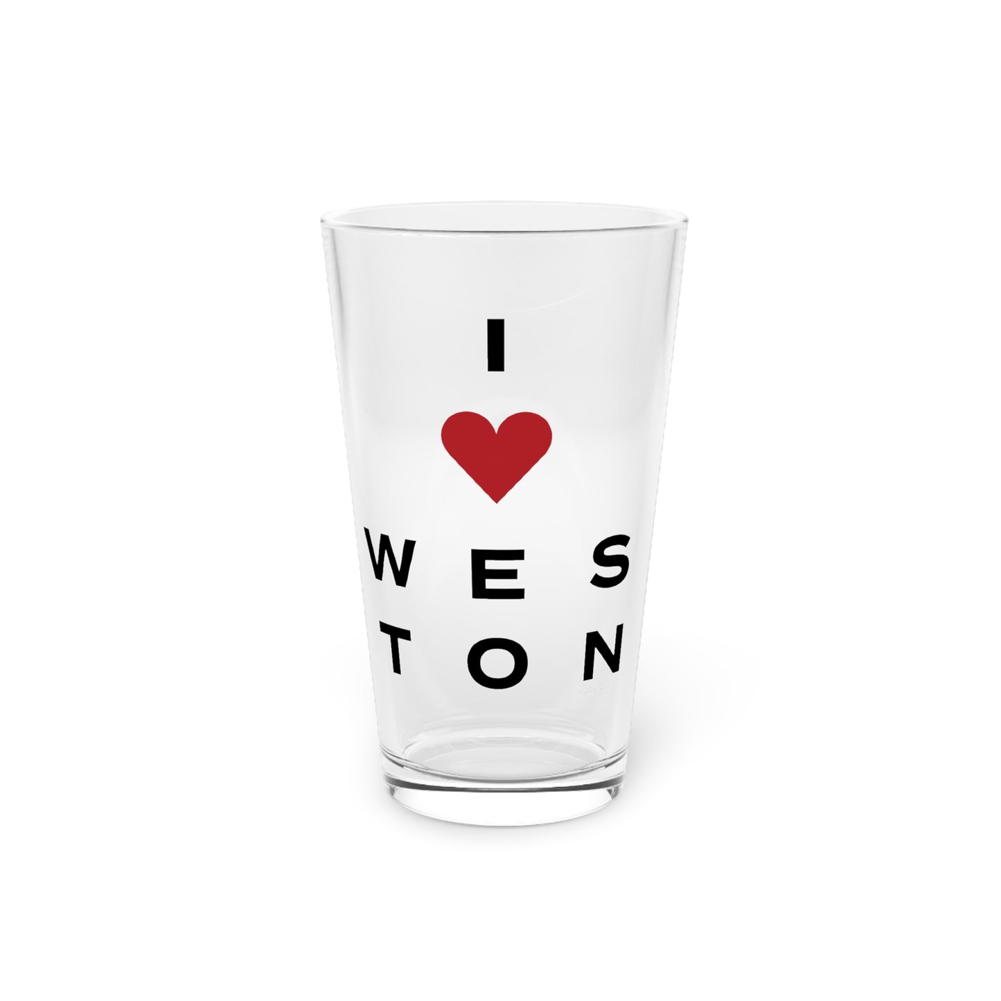 Weston Vision Pint Glass, 16oz