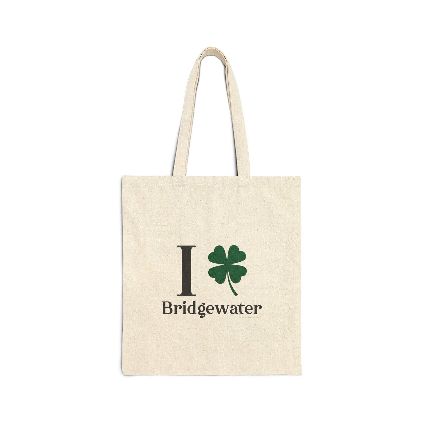 I Clover Bridgewater Cotton Canvas Tote Bag