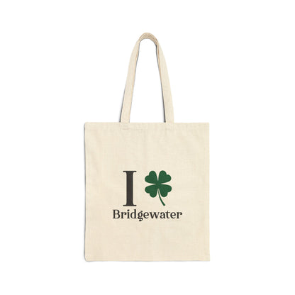 I Clover Bridgewater Cotton Canvas Tote Bag
