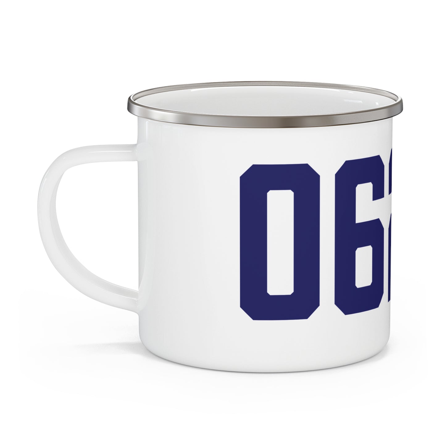 06226 Willimantic Connecticut Zip Code Enamel Camping Mug