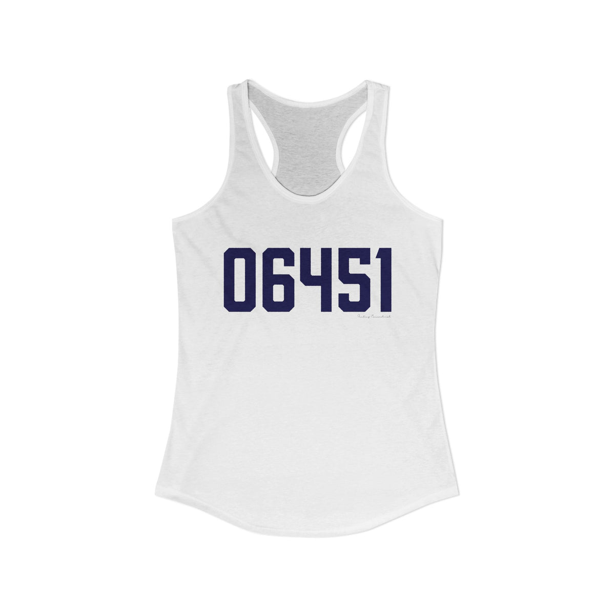 06451 Meriden Connecticut Zip Code Women's Ideal Racerback Tank Top
