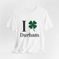 I Clover Durham Unisex Jersey Short Sleeve Tee