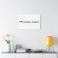 I Heart Compo Beach. Matte Canvas, Stretched, 1.25"