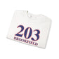 203 Brookfield Red White & Blue Unisex Heavy Blend™ Crewneck Sweatshirt