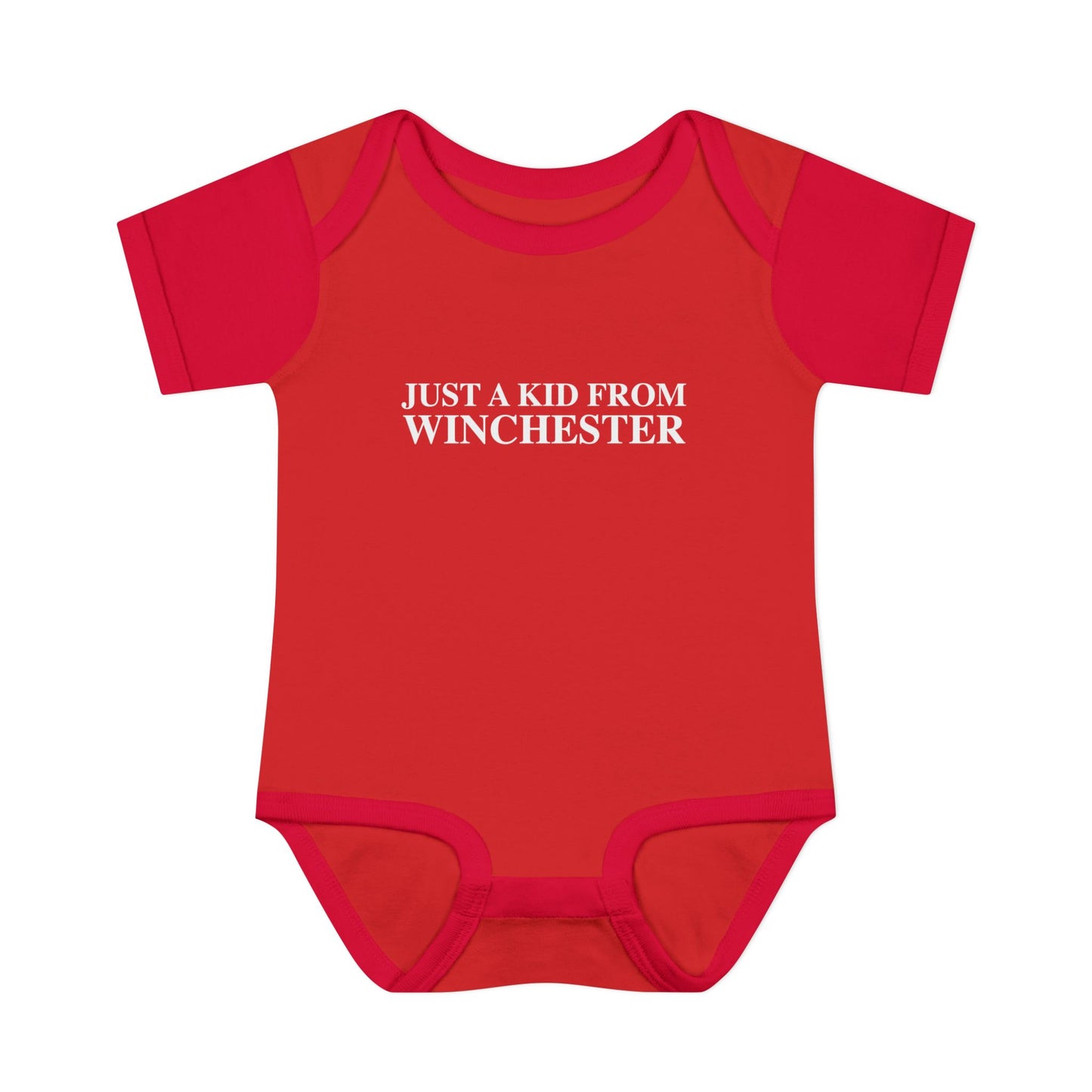 Just a kid from Winchester Infant Baby Rib Bodysuit